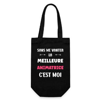 animatrice - Sac à bouteille - noir - Devant