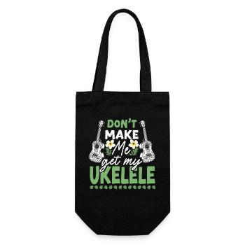 Ukulélé hawaïen Ukulélé Ne Me Oblige Pas - Sac à bouteille - noir - Devant
