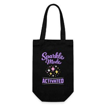 Anime Strong Girl Taking The Force In - Gift Bag for Bottles - black - Front