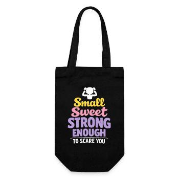 Anime Strong Girl qui prend la Force - Sac à bouteille - noir - Devant