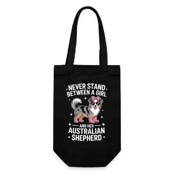 Cadeau du berger australien qui dit le berger - Sac à bouteille - noir - Devant