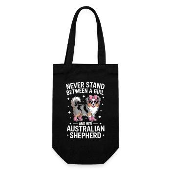 Cadeau du berger australien qui dit le berger - Sac à bouteille - noir - Devant