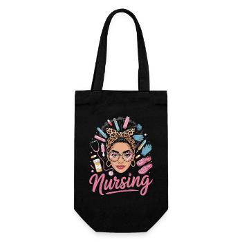 Nursing Glam : Tendance de l’héroïne infirmière - Sac à bouteille - noir - Devant