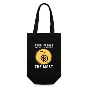 Reiki Symbol Reiki Master Reiki - Gift Bag for Bottles - black - Front