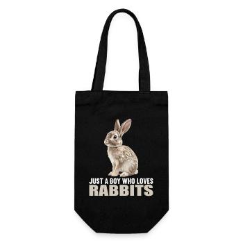 Bunny Bunny - Gift Bag for Bottles - black - Front