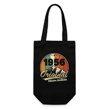 1956 Vintage Rétro Cadeau D'anniversaire - Sac à bouteille - noir - Devant