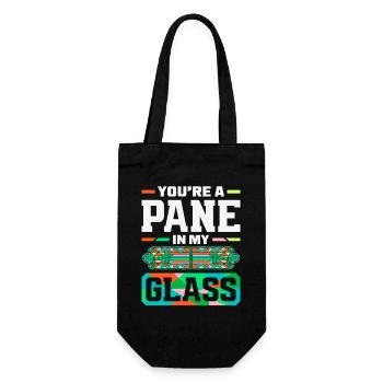 Stained Glass Art Stained Glass Artist - Gift Bag for Bottles - black - Front