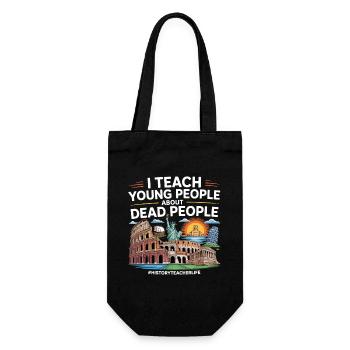 history - Gift Bag for Bottles - black - Front