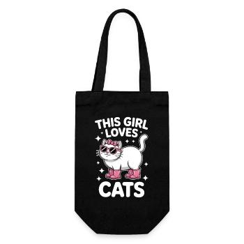 Des chats qui se disent un cadeau drôle de chat - Sac à bouteille - noir - Devant