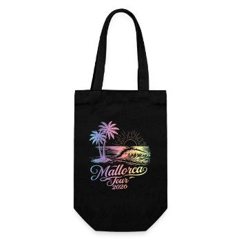 Voyage de Majorque 2026 Coloré - Sac à bouteille - noir - Devant