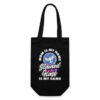 Stained Glass Art Stained Glass Artist - Gift Bag for Bottles - black - Front