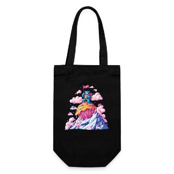 Bear Adventure Cupcake Summit - Gift Bag for Bottles - black - Front