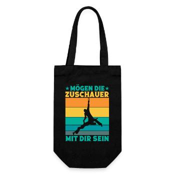 May the spectators be with you, circus performers - Gift Bag for Bottles - black - Front
