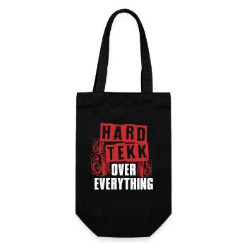 Hardtekk Over Everything Tekke East Germany - Gift Bag for Bottles - black - Front