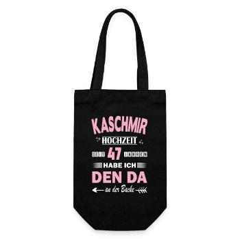 47 ans de relation Anniversaire de mariage - Sac à bouteille - noir - Devant
