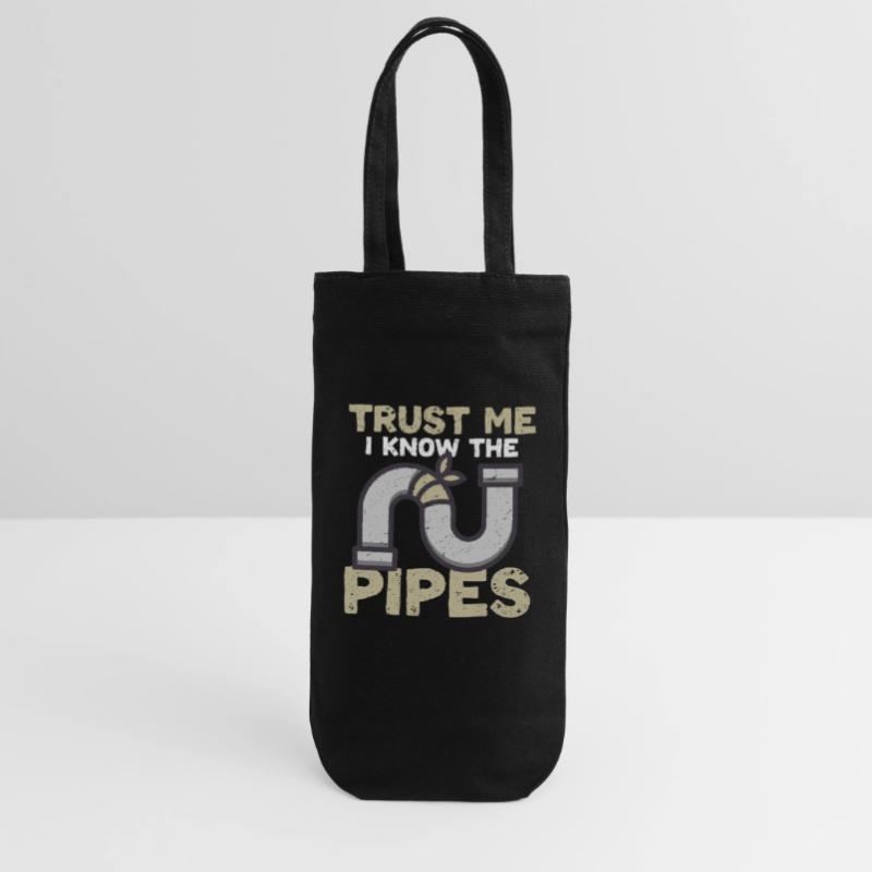 Pipe Layer Pipeline Builder Gift Bag for Bottles
