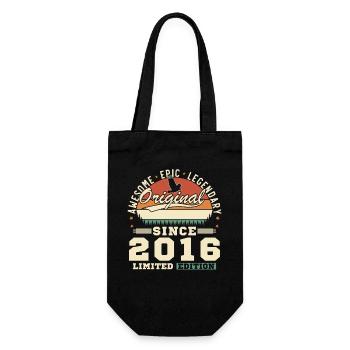 2016 Vintage Rétro Cadeau d’anniversaire - Sac à bouteille - noir - Devant