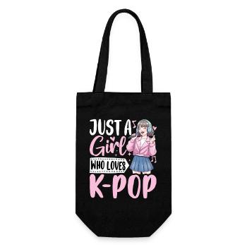 Une fille qui adore la K-Pop - Sac à bouteille - noir - Devant
