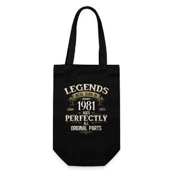 Légende du 45e anniversaire janvier 1981 - Sac à bouteille - noir - Devant