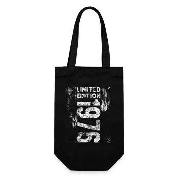 Limited Edition 1976 Geburtstag Geschenk - Geschenkbeutel für Flaschen - Schwarz - Vorne