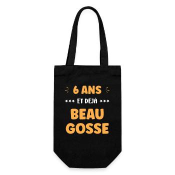 Humor 6 years old - Gift Bag for Bottles - black - Front
