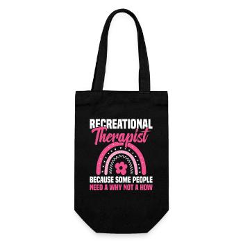Rec Therapy Must Haves RT Month Freizeit - Geschenkbeutel für Flaschen - Schwarz - Vorne