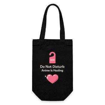 Anime introvert Weeb couch potato - Gift Bag for Bottles - black - Front
