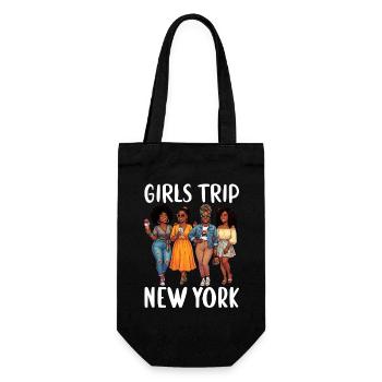 New York Girls Trip - Geschenkbeutel für Flaschen - Schwarz - Vorne
