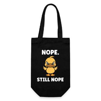 Nope Encore Rebel Duck - Gift Bag for Bottles - black - Front