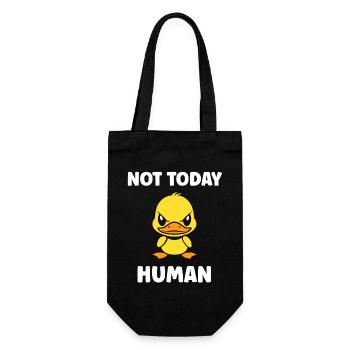 Canard Furieux Not Today Human - Sac à bouteille - noir - Devant