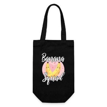 Banana Squad Kawaii - Gift Bag for Bottles - black - Front