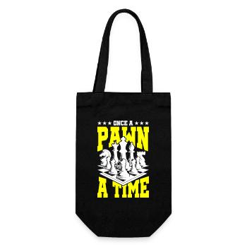 Once A Pawn A Time – Chess Shirt - Gift Bag for Bottles - black - Front