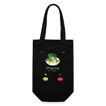 Les plantes appellent l’amant des plantes - Sac à bouteille - noir - Devant