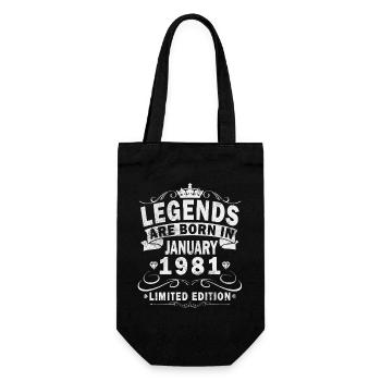 45e anniversaire Original janvier 1981 - Sac à bouteille - noir - Devant