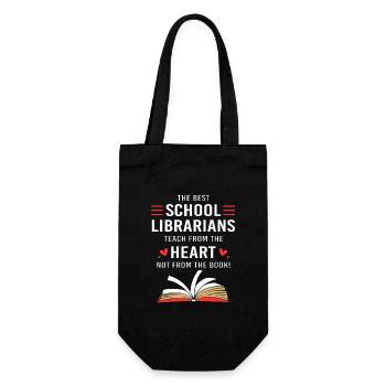 Lecture de la bibliothèque Bookworm - Sac à bouteille - noir - Devant