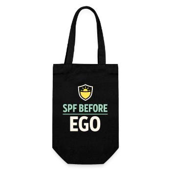 Spf Culture Identity Skin Care Humor - Gift Bag for Bottles - black - Front