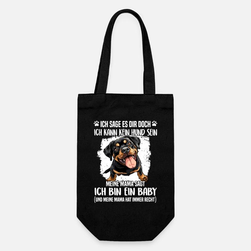 Propriétaire de Rottweiler T Mère de Rottweiler - Sac à bouteille - noir