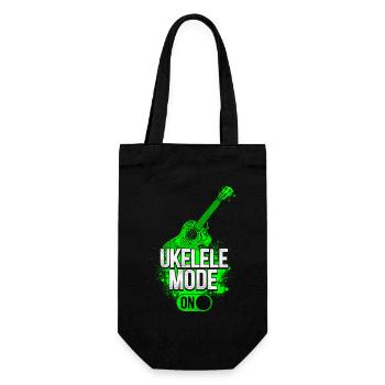 Hawaiian Ukulele Uke Ukulele Fashion - Gift Bag for Bottles - black - Front