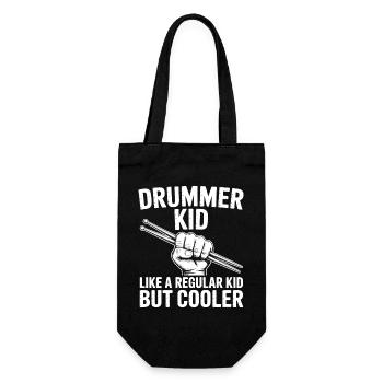 Drummer Spruch Lustiges Schlagzeuger Geschenk - Geschenkbeutel für Flaschen - Schwarz - Vorne