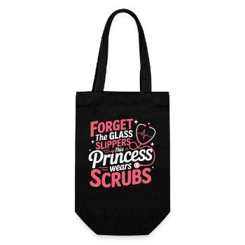 Princesse Scrubs Look - Sac à bouteille - noir - Devant