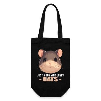 Rat Rat - Gift Bag for Bottles - black - Front