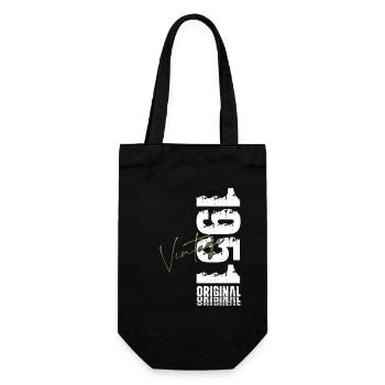 Cadeau d’anniversaire 75 Mari Vintage Vintage 1951 - Sac à bouteille - noir - Devant