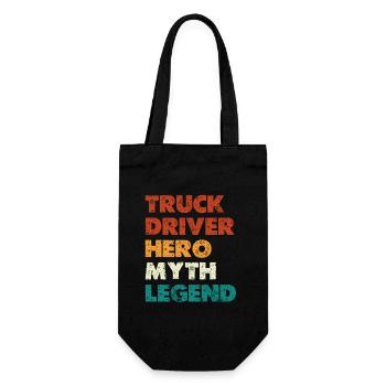 Légende du Héros du Chauffeur de Camion - Sac à bouteille - noir - Devant