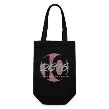 10e anniversaire 2016 cadeau garçons et filles - Sac à bouteille - noir - Devant