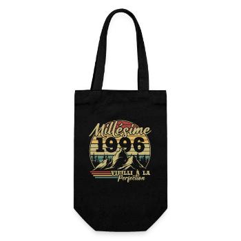 Vintage 1996 - Gift Bag for Bottles - black - Front