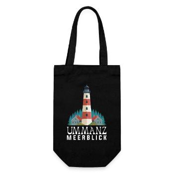 Baltic Sea Holiday UMMANZ SEA VIEW Fun - Gift Bag for Bottles - black - Front