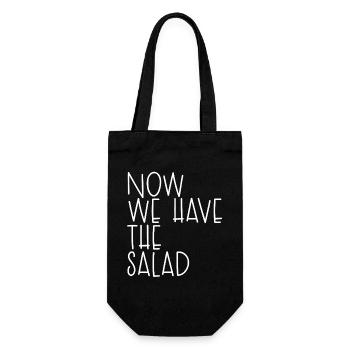 MAINTENANT, NOUS AVONS LA SALADE - Sac à bouteille - noir - Devant