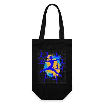 Gymnastics Gymnastics Acrobatics Artistic Gymnastics - Gift Bag for Bottles - black - Front