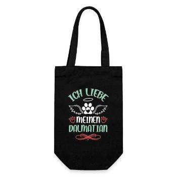 J’adore les anges dalmates - Sac à bouteille - noir - Devant