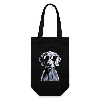 Weimaraner - Sac à bouteille - noir - Devant